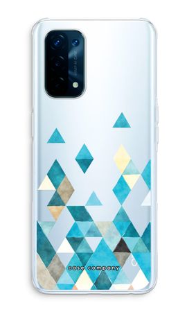 Coloured triangles blue