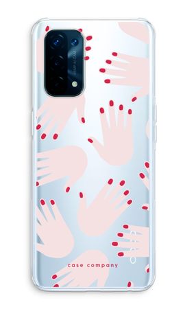 Hands pink