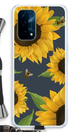 Sunflower and bees