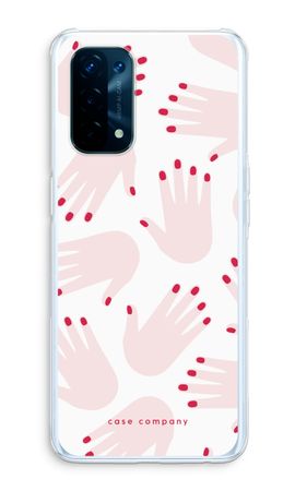 Hands pink
