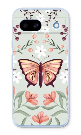 Mariposa en un mundo floral