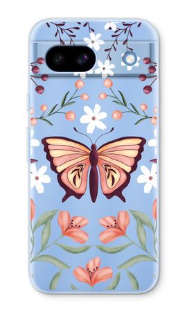 Mariposa en un mundo floral