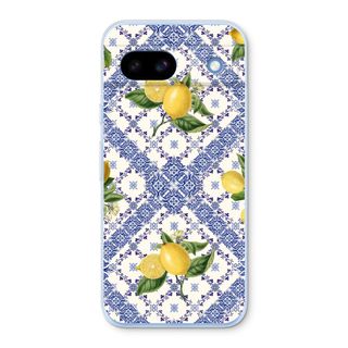 Blue tiles and lemons