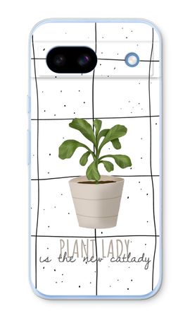 Houseplant on windowpane