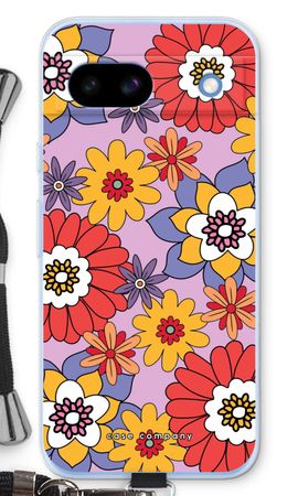 Retro Flowers - Purple