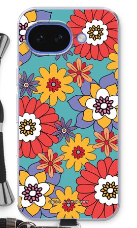Retro Flowers - Blue