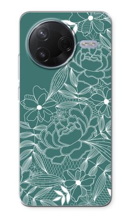 Flowers in lace
