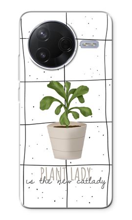 Houseplant on windowpane