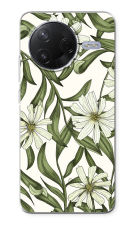 White flower pattern