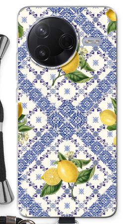 Blue tiles and lemons