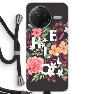 Hello in flowers