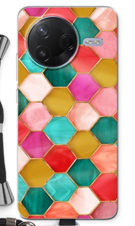 Hexagons in stained glass