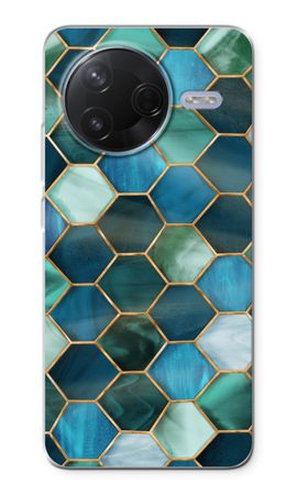 Hexagons in stained glass