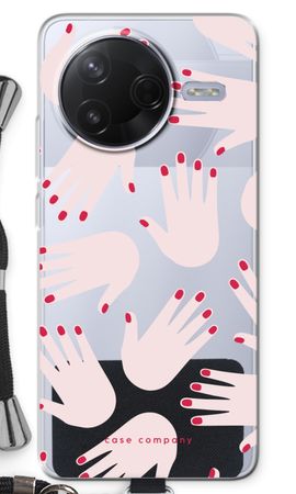 Hands pink