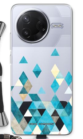 Coloured triangles blue