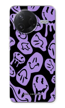 Melting Smiley - Purple