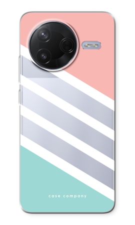 Pastellfarbene Streifen