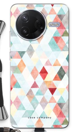 Coloured triangles pastel