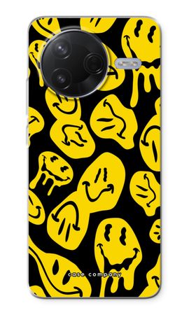 Melting smiley - Yellow