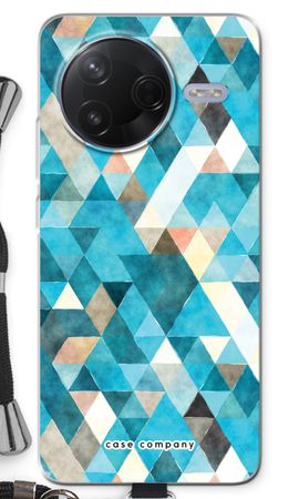 Coloured triangles blue