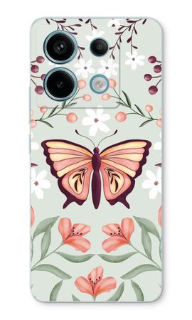 Butterfly in a floral world