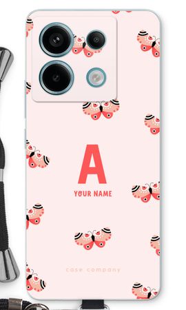 Rosy Butterflies Monogram