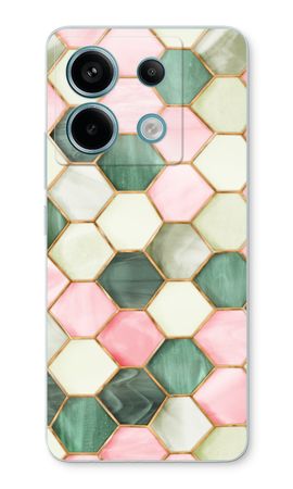 Hexagons in stained glass