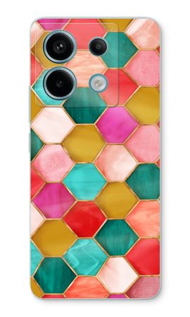 Hexagons in stained glass