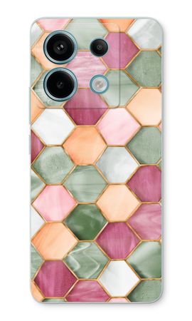 Hexagons in stained glass