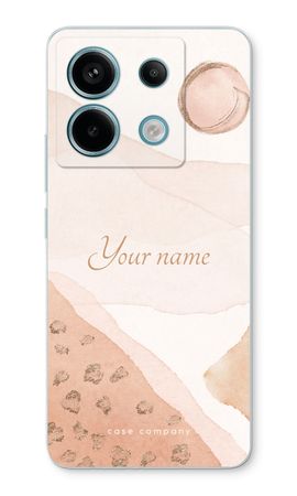 Gold Lines Namecase - Blush