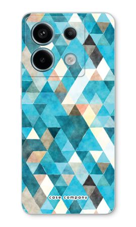 Coloured triangles blue