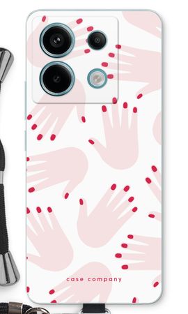 Hands pink