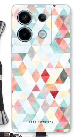 Coloured triangles pastel