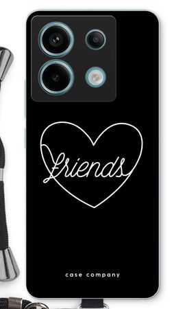 Friends heart black