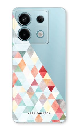 Coloured triangles pastel
