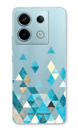 Coloured triangles blue