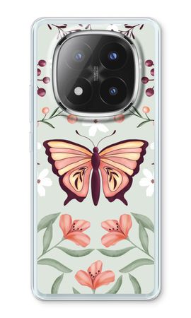 Butterfly in a floral world