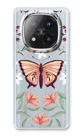 Butterfly in a floral world