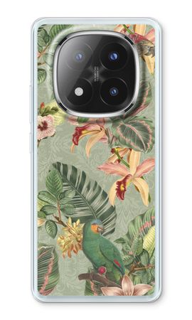 Tropical jungle parrot