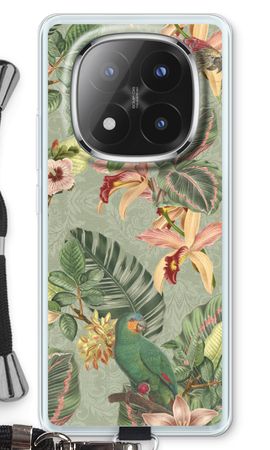 Tropical jungle parrot