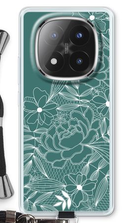 Flowers in lace