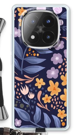 Flowers with blue leaves