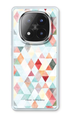 Coloured triangles pastel