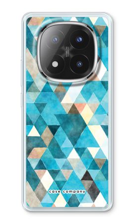 Coloured triangles blue