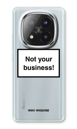Not your business