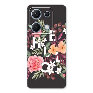 Hello in flowers