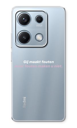 Fouten maken u niet