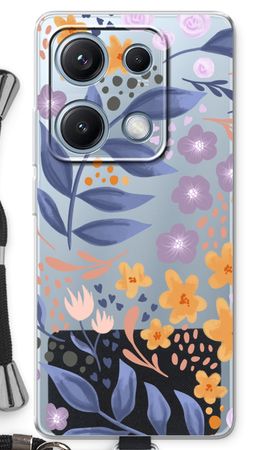 Flowers with blue leaves