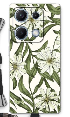 White flower pattern