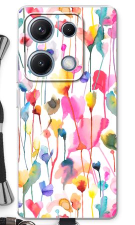 Wilde kleurrijke bloemen